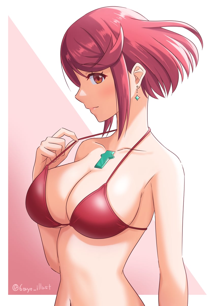 pyra (xenoblade chronicles and 1 more) drawn by ryochan96154
