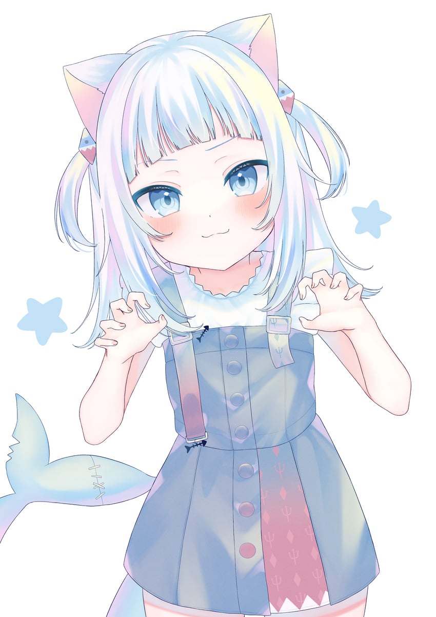 gawr gura (hololive and 1 more) drawn by erunoto