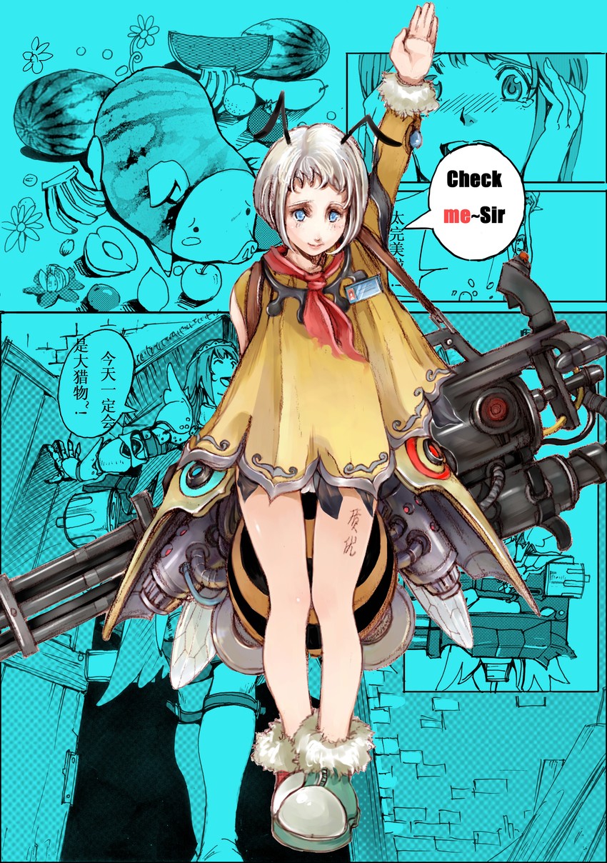 liu li (monster hunter and 1 more) drawn by sanzhuangwangcat