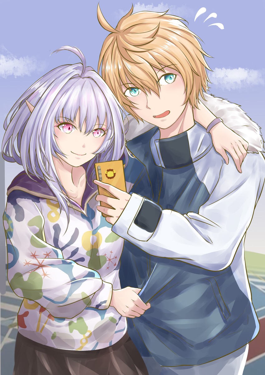 merlin and arthur pendragon (fate and 3 more) drawn by niaot