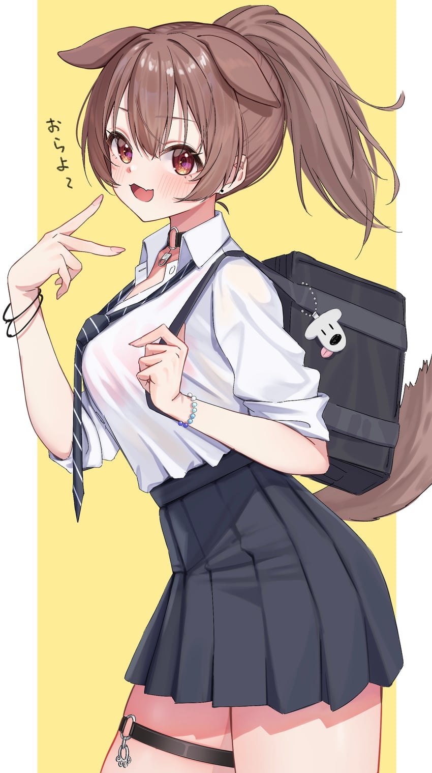 inugami korone (hololive) drawn by ai_(u_e_o_o)