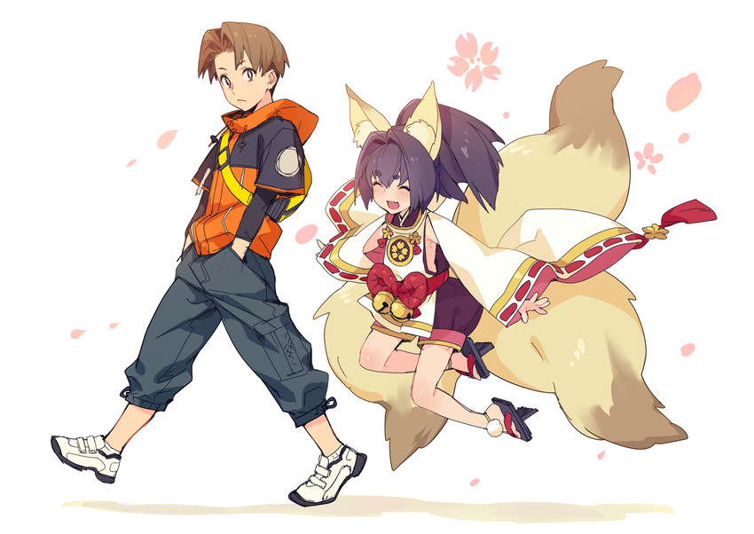toyokawa makoto and sakuya-kun (original and 1 more) drawn by kotatsu_(g-rough)