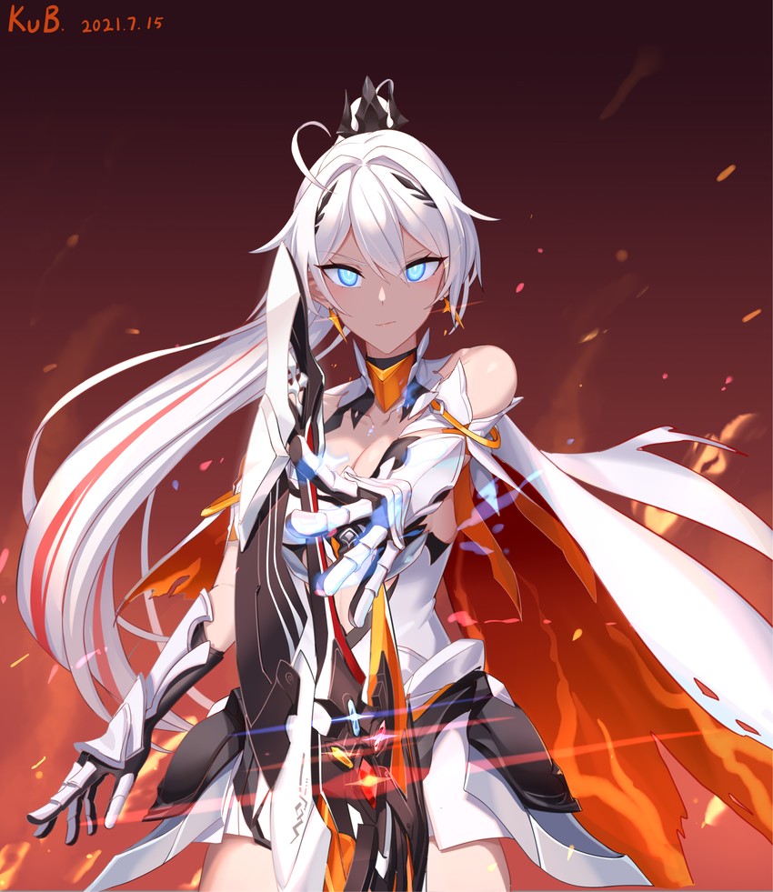 kiana kaslana (honkai and 1 more) drawn by hfp~kubiao
