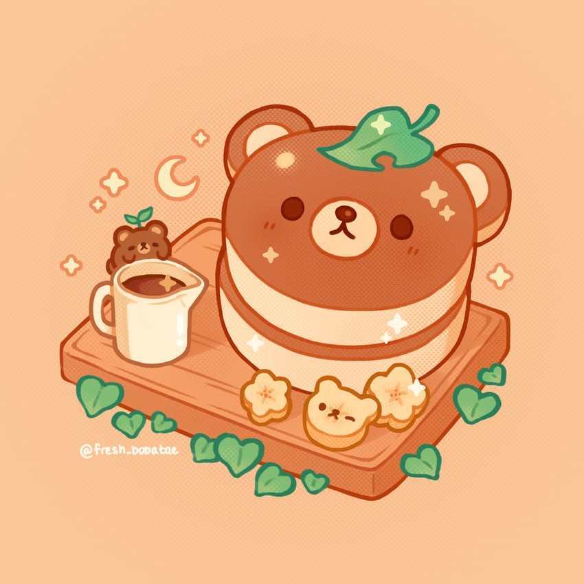 rilakkuma (original and 1 more) drawn by emily_kim