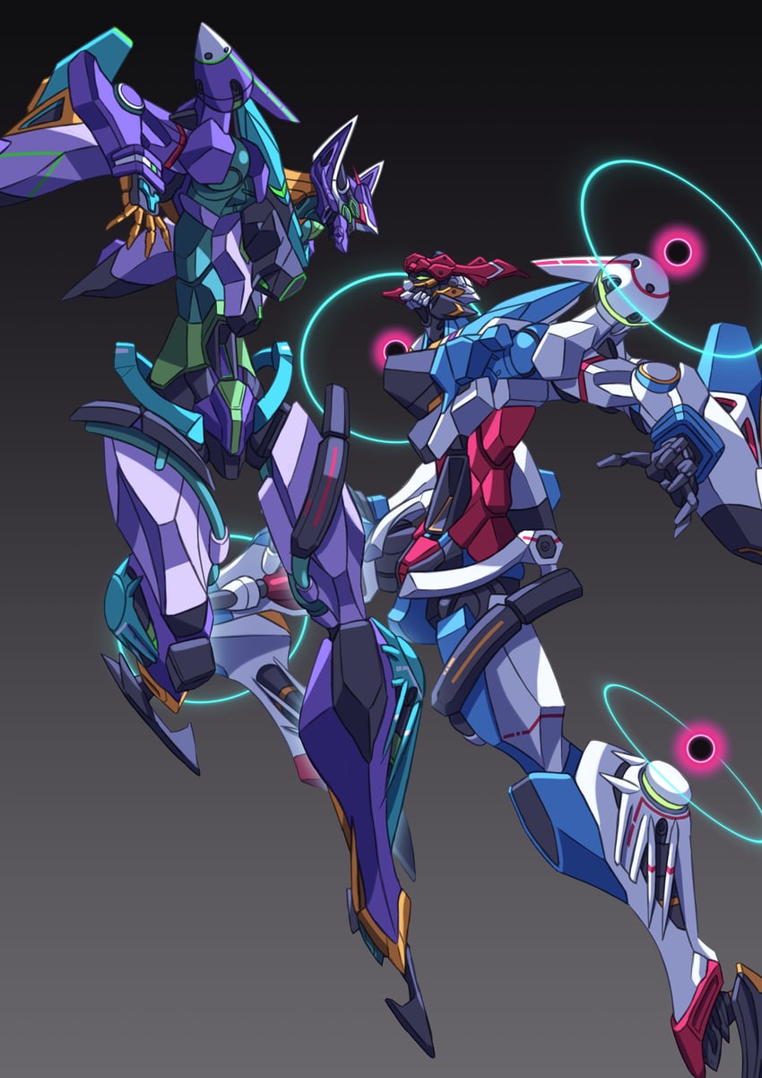 gquuuuuux and gfred (gundam and 1 more) drawn by ka_ki_o