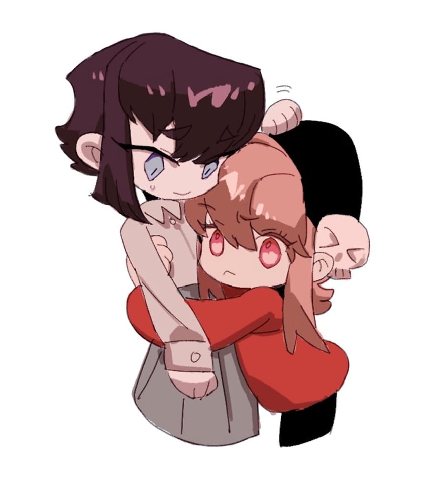 kiryuuin satsuki and jakuzure nonon (kill la kill) drawn by supertr37539983