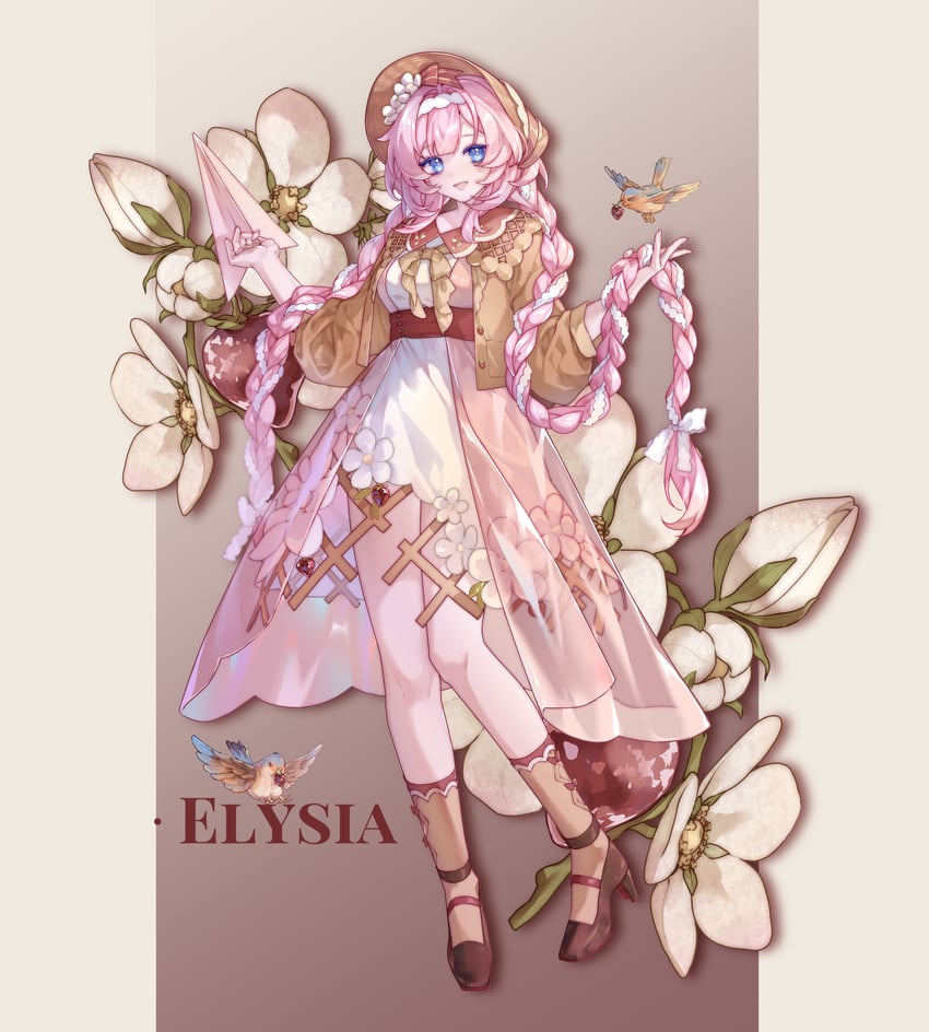 elysia (honkai and 1 more) drawn by user_nwsa2452