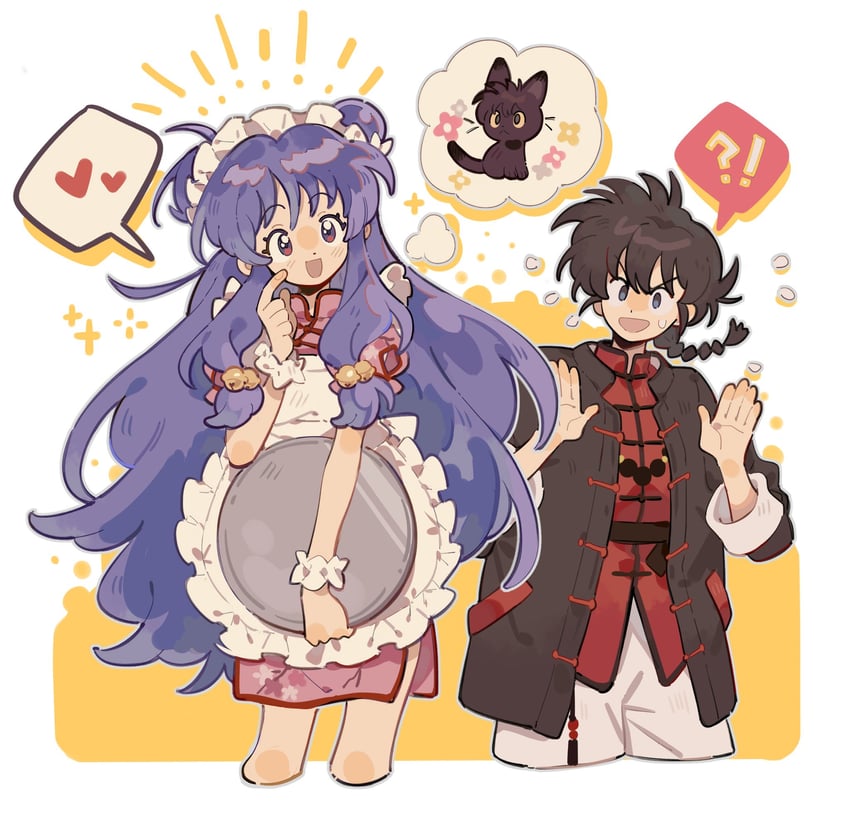 shampoo and saotome ranma (ranma 1/2) drawn by siyer