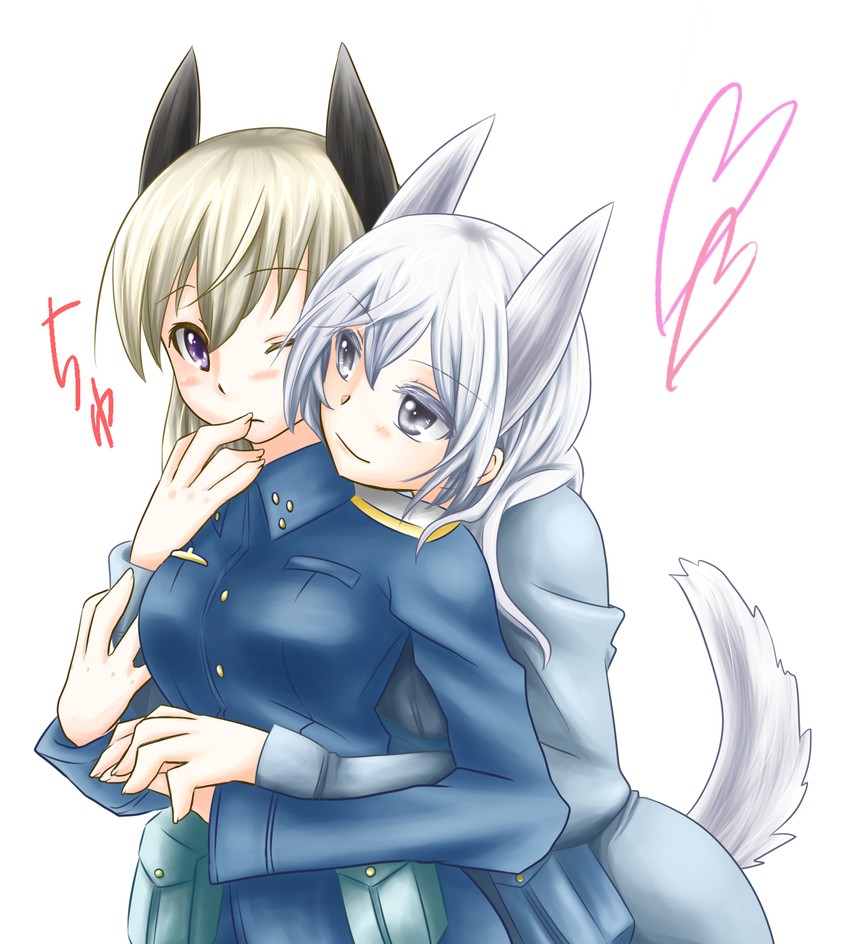eila ilmatar juutilainen and aurora e. juutilainen (world witches series and 2 more) drawn by natsu_danu
