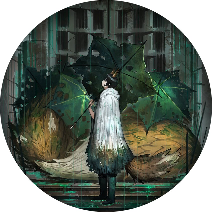 yi sang and drifting fox (project moon and 1 more) drawn by nai_ga
