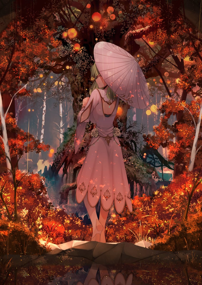 ceres fauna (hololive and 1 more) drawn by ren_muramasa