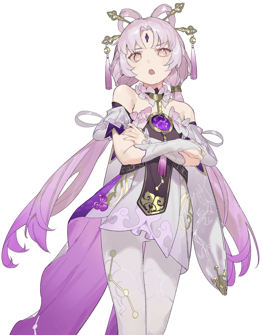 fu xuan (honkai and 1 more) drawn by ryein