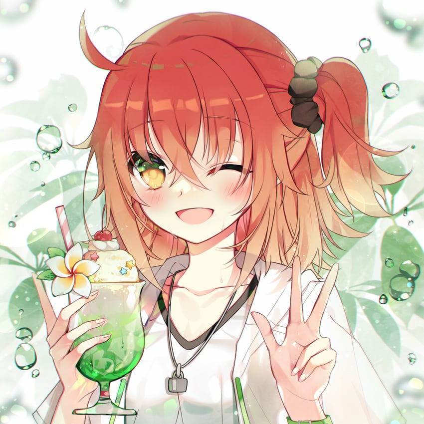 fujimaru ritsuka (fate and 1 more) drawn by hiyunagi