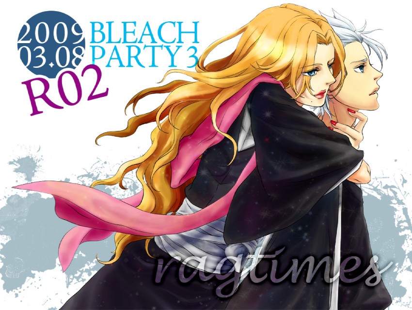 matsumoto rangiku and hitsugaya toushirou (bleach) drawn by ta_ko