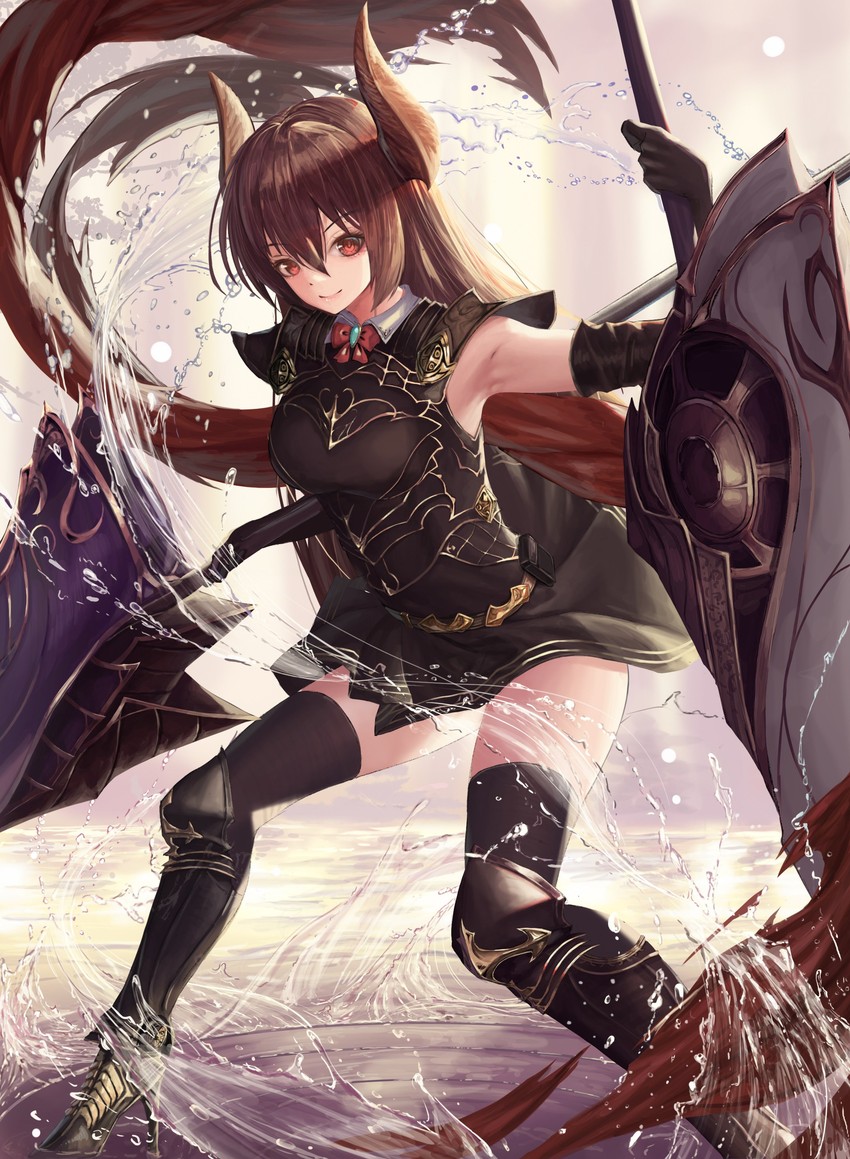 forte (shingeki no bahamut and 1 more) drawn by nekobell