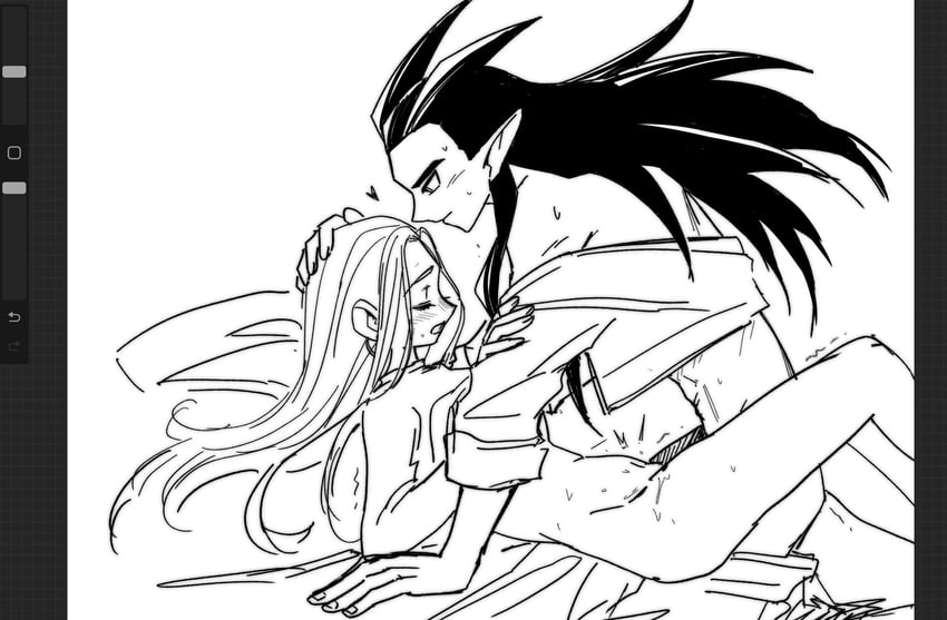 sidoh and female builder (dragon quest and 1 more) drawn by mouyi