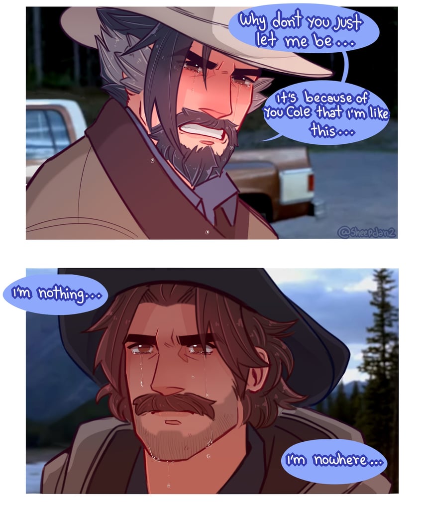 cassidy and hanzo (overwatch and 1 more) drawn by danny_(sheepdan2)
