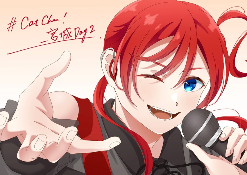 yoneme mei (love live! and 1 more) drawn by wotaku_jinsei_enjoy_ikioi