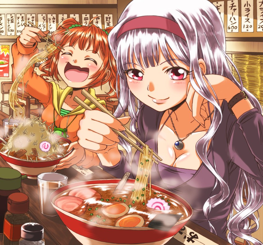 shijou takane and takatsuki yayoi (idolmaster) drawn by zatou_(kirsakizato)