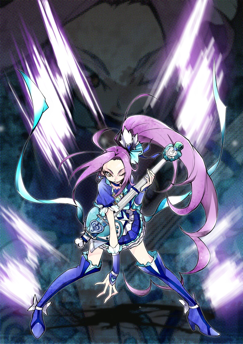 kurokawa eren, seiren, and cure beat (precure and 1 more) drawn by tima