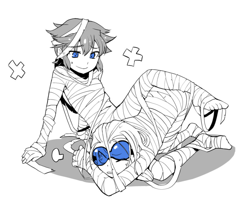 mark kruger and dylan keith (inazuma eleven) drawn by gorugon