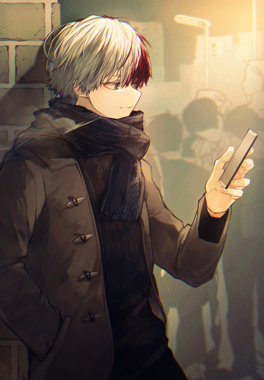 todoroki shoto (boku no hero academia) drawn by ryo_(piggerworld)