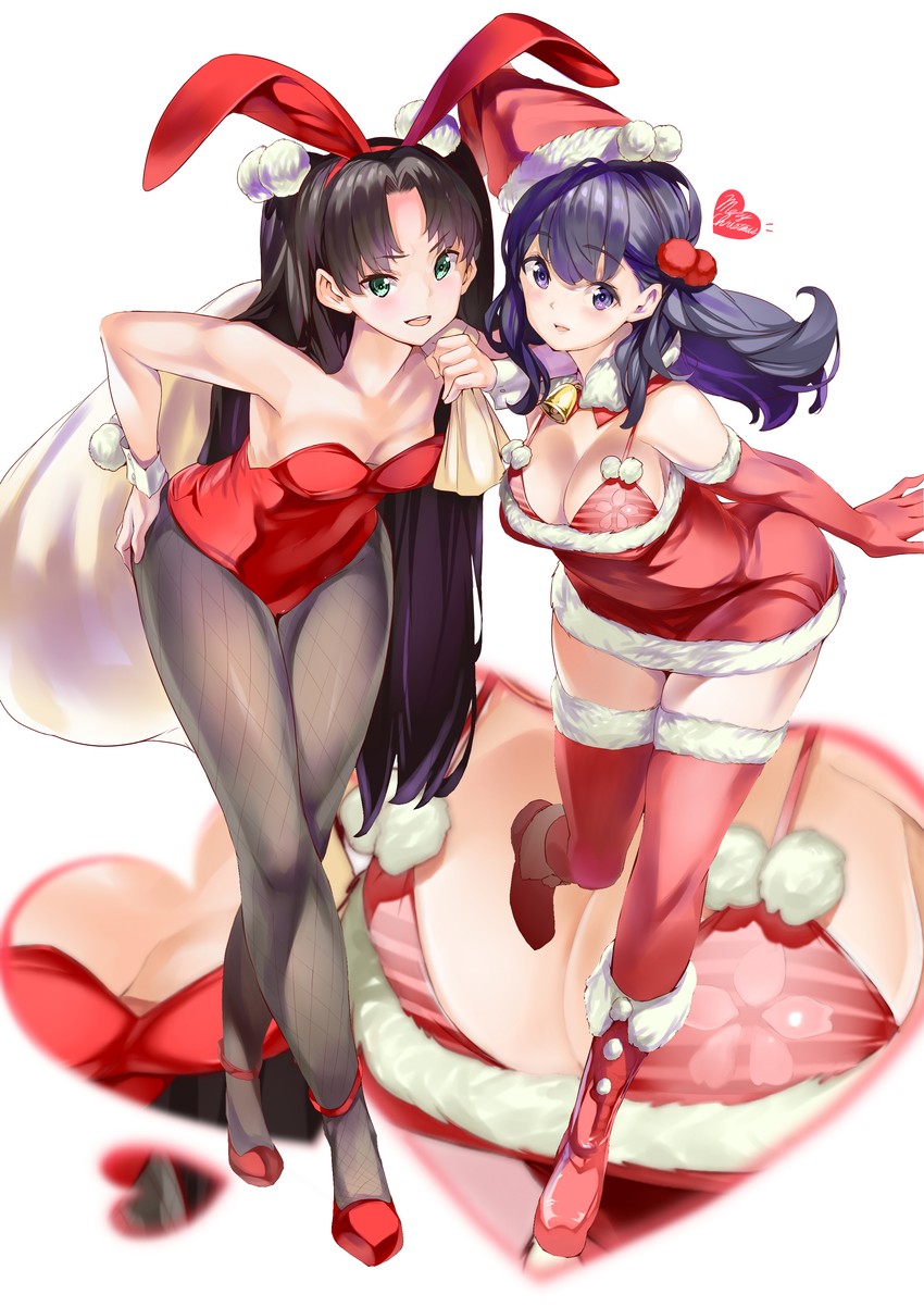 tohsaka rin and matou sakura (fate and 1 more) drawn by tsukamori_shuuji