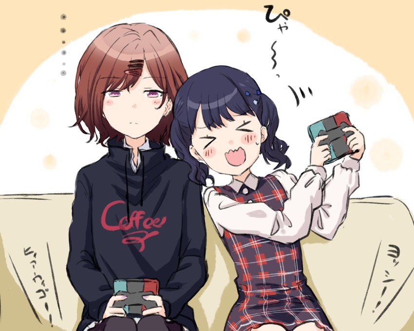 higuchi madoka and fukumaru koito (idolmaster and 1 more) drawn by engiyoshi