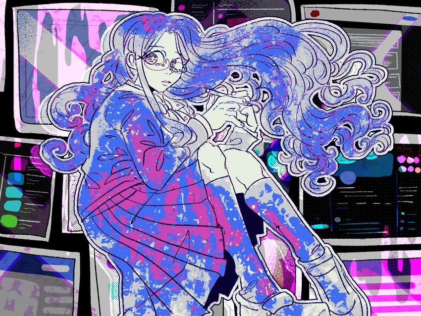 shirogane tsumugi (danganronpa and 1 more) drawn by ministarfruit