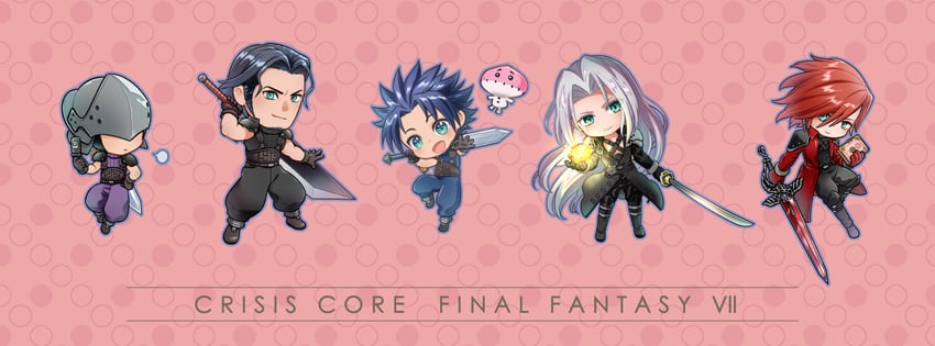 sephiroth, zack fair, genesis rhapsodos, angeal hewley, and kunsel (final fantasy and 2 more) drawn by aelys77