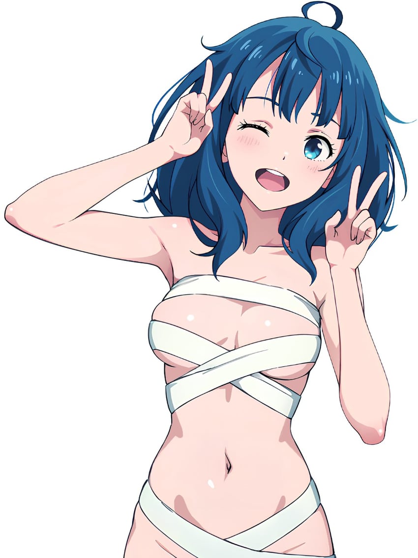 yanami anna (make heroine ga oo sugiru!) drawn by marusankaku