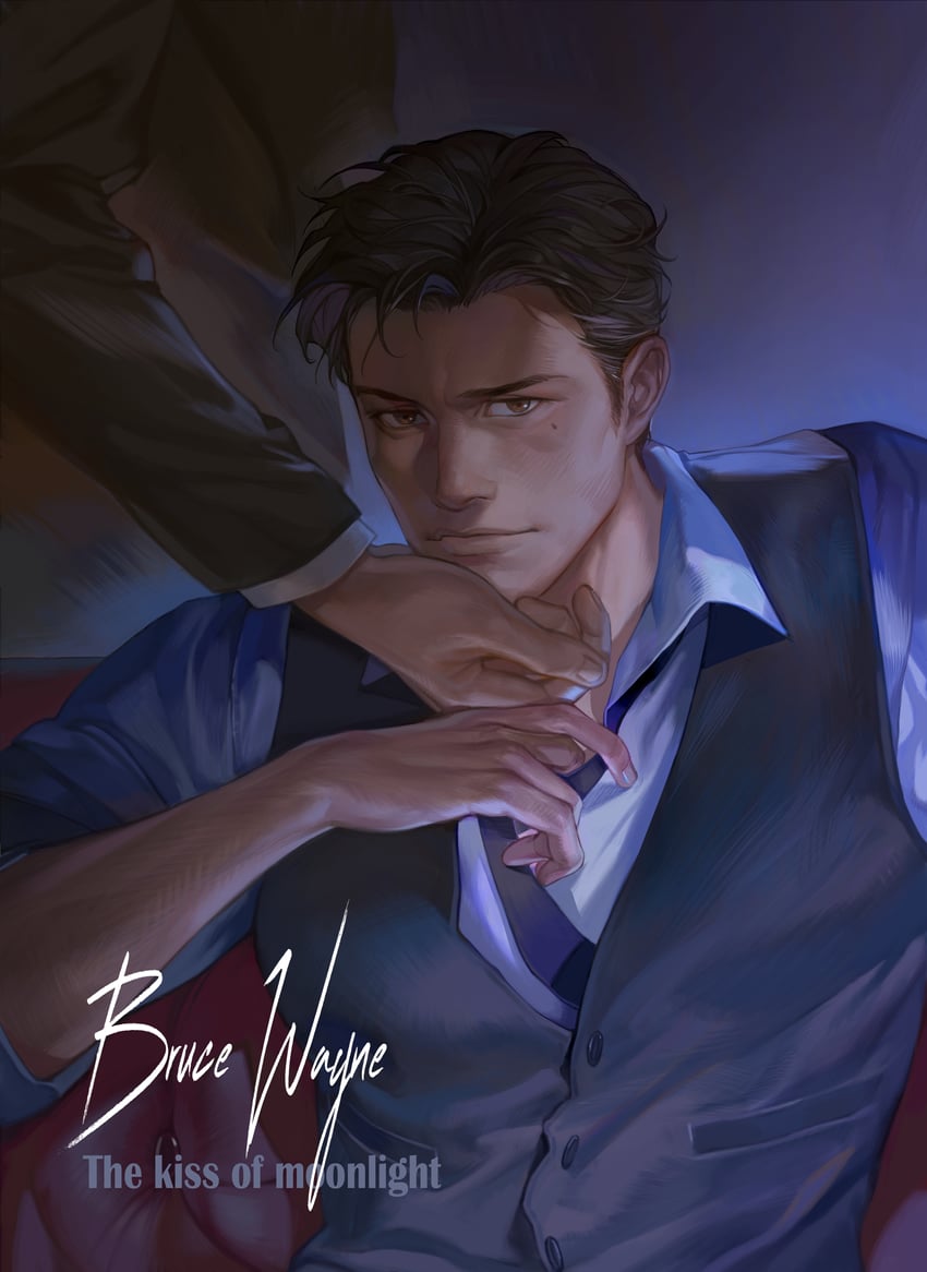 bruce wayne (dc comics and 1 more) drawn by tobu_(bilibil)