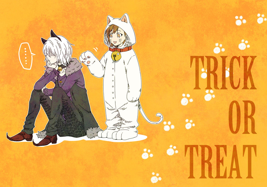 accelerator and last order (toaru majutsu no index) drawn by saiba_(henrietta)