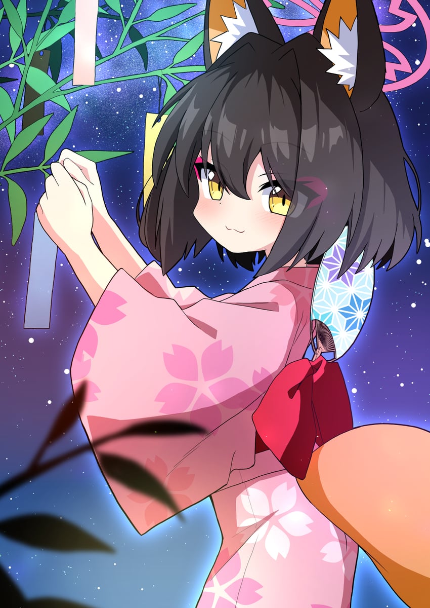 izuna (blue archive) drawn by fukamiki_kei