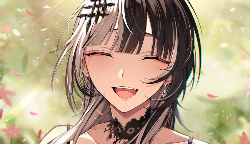 shiori novella (hololive and 1 more) drawn by nurufufufu