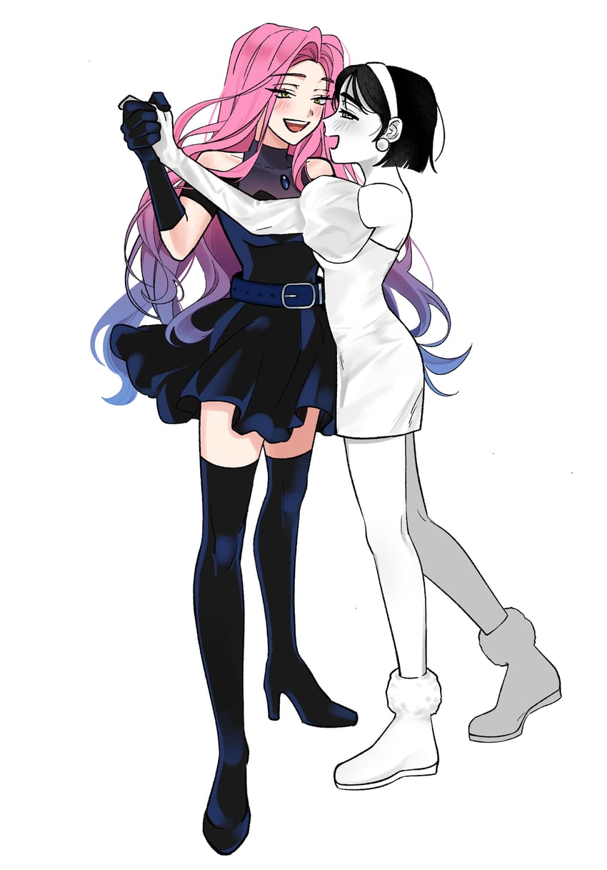 sua and mizi (alien stage) drawn by aendee