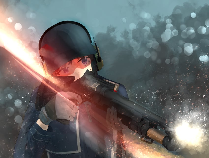 inoue takina (lycoris recoil) drawn by s41ty