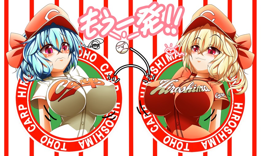 remilia scarlet and flandre scarlet (touhou and 1 more) drawn by yanmarson