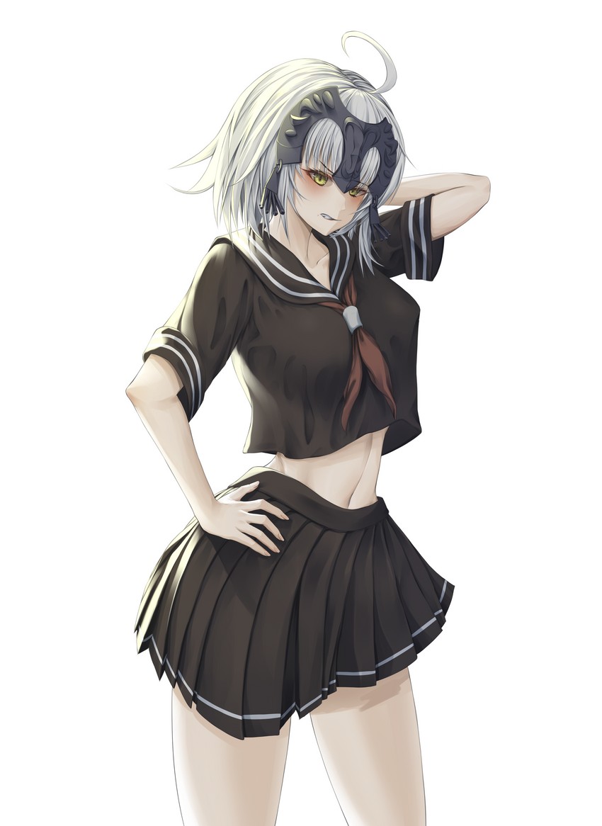 jeanne d'arc alter (fate and 1 more) drawn by myuryuneko