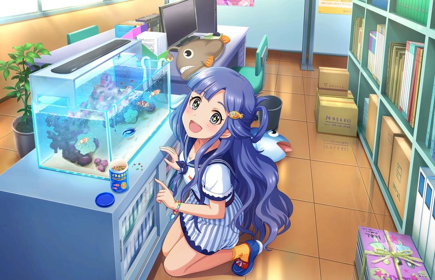 asari nanami and sabaori-kun (idolmaster and 2 more)