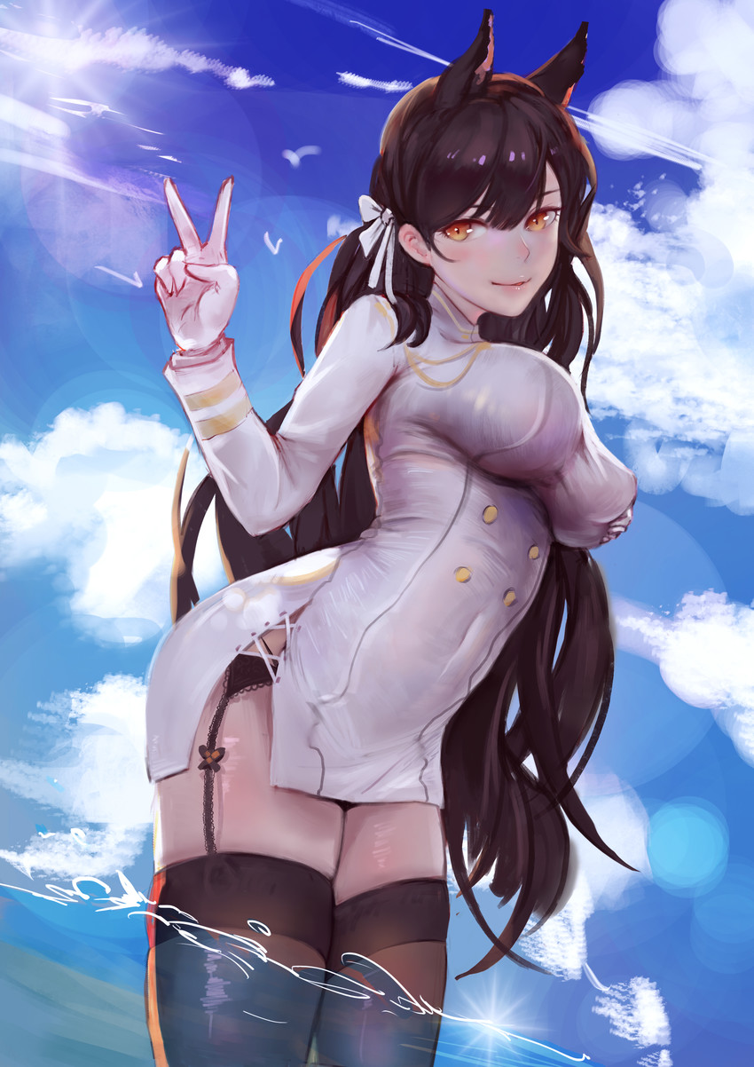 atago (azur lane) drawn by toutouko