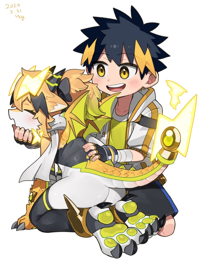 san-chan and nakamura yuto (original and 1 more) drawn by itoriyo