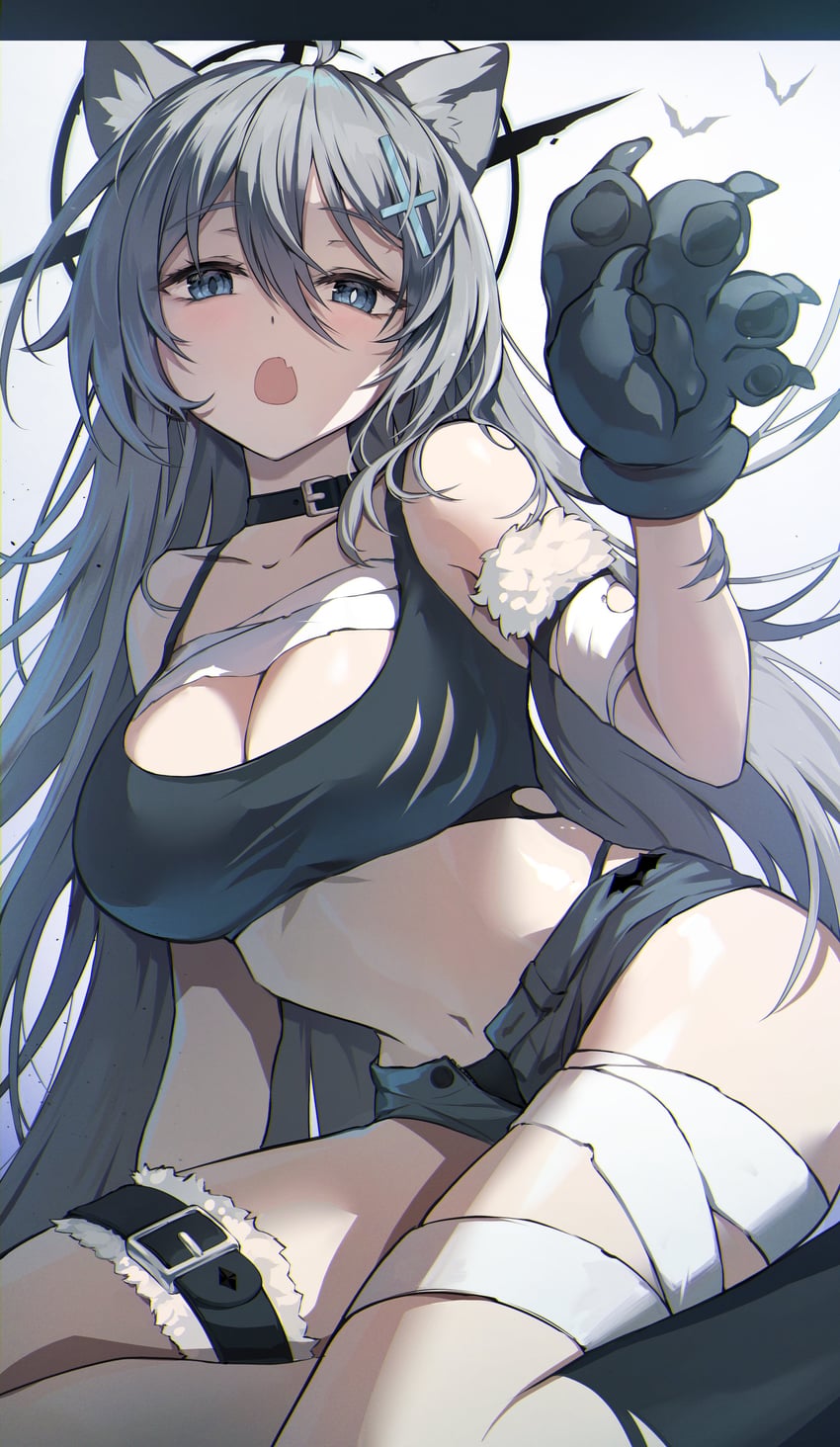 shiroko and shiroko terror (blue archive) drawn by luzzi_(milllim)