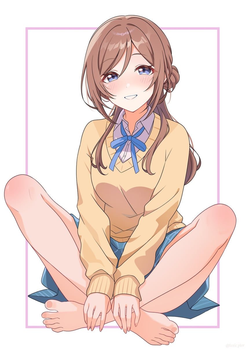 himesaki rinami (idolmaster and 1 more) drawn by toxic_pter