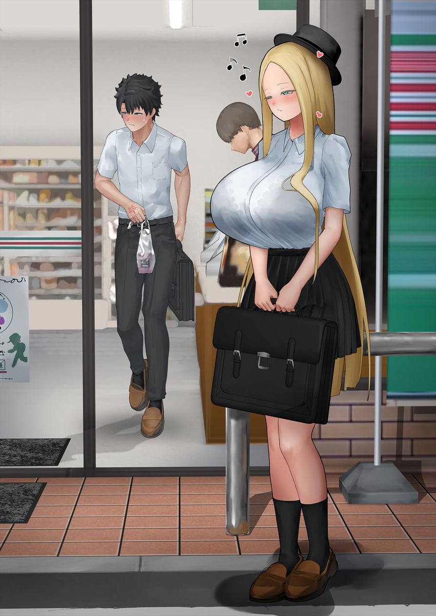 fujimaru ritsuka and abigail williams (fate and 1 more) drawn by sirosoil