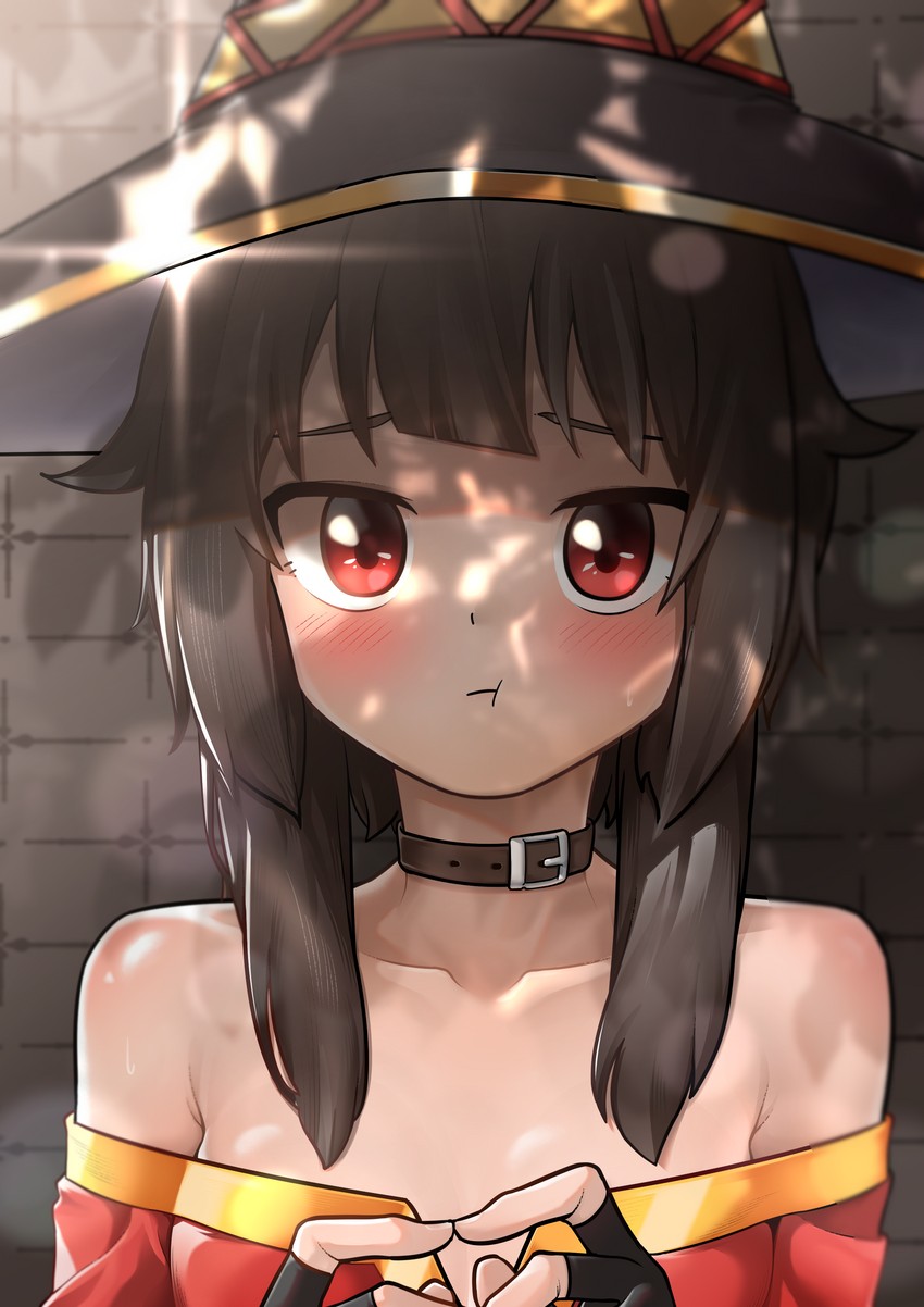 megumin (kono subarashii sekai ni shukufuku wo!) drawn by wweed