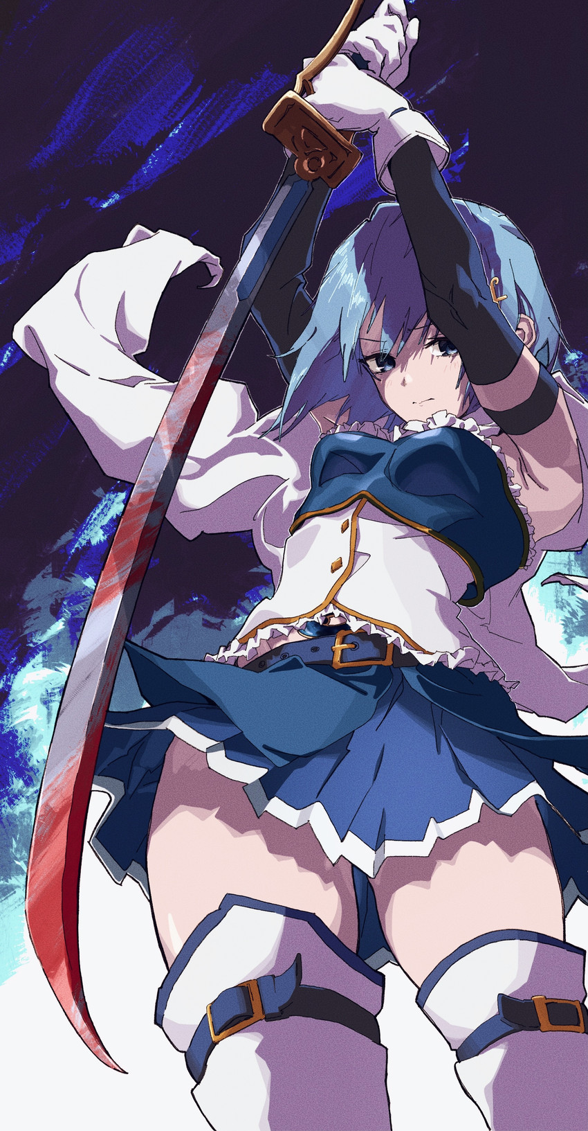 miki sayaka (mahou shoujo madoka magica) drawn by bloom_into_me15
