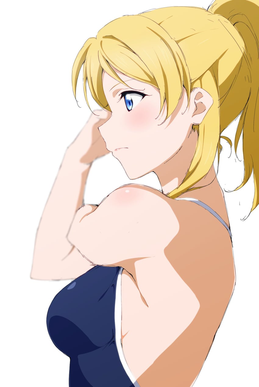 ayase eli (love live! and 1 more) drawn by nagi_mkrnpn