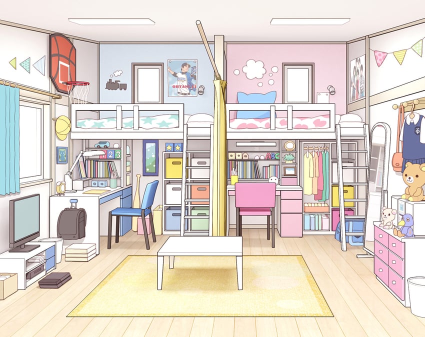 rilakkuma, korilakkuma, and ootani shouhei (original and 1 more) drawn by kiyo_(kyokyo1220)