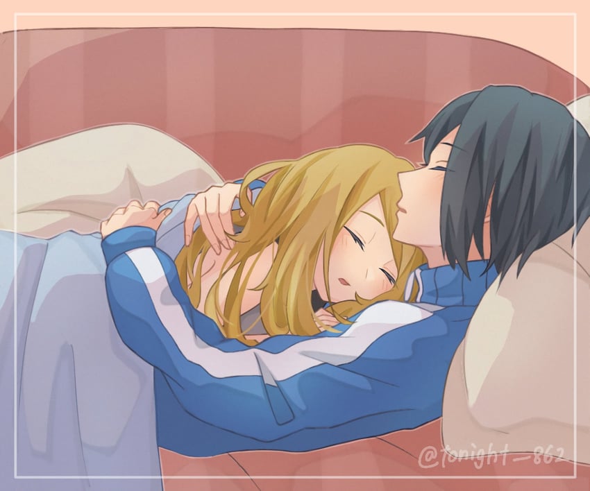 serena and calem (pokemon and 1 more) drawn by rain_(tonight_862)